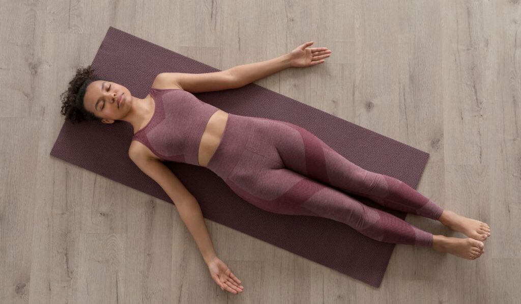 Supported Reclined Hero Pose