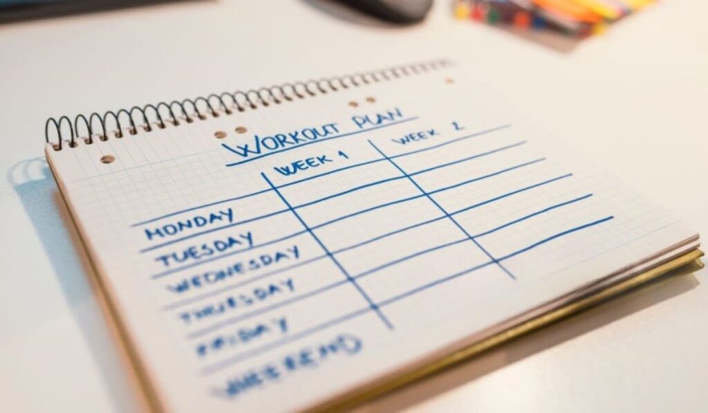 Designing a Weekly Workout Schedule