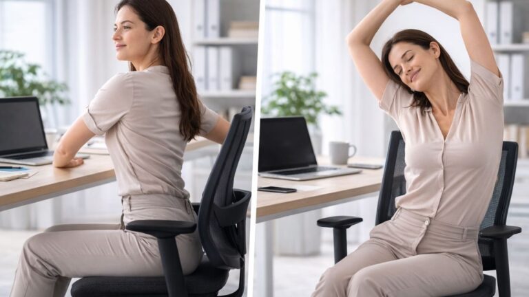 5-Minute Yoga Routine for Busy Professionals (No Mat, No Sweat)